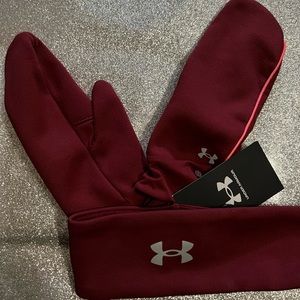 NWT Under Armour Mittens with Headband